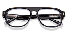Load image into Gallery viewer, Black Geometric Full Rim Unisex Eyeglasses by Vincent Chase-218253