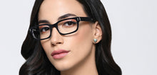Load image into Gallery viewer, Black Rectangle Full Rim Unisex Eyeglasses by Vincent Chase-217701