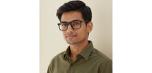Load image into Gallery viewer, Black Rectangle Full Rim Unisex Eyeglasses by Vincent Chase Online-228373