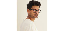 Load image into Gallery viewer, Black Rectangle Full Rim Unisex Eyeglasses by Vincent Chase Online-228373