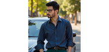 Load image into Gallery viewer, Black Rectangle Full Rim Unisex Eyeglasses by Vincent Chase Online-228373