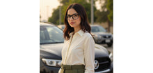 Load image into Gallery viewer, Black Rectangle Full Rim Unisex Eyeglasses by Vincent Chase Online-228373