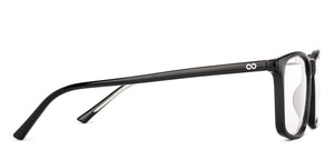 Black Rectangle Full Rim Unisex Eyeglasses by Vincent Chase Online-228373