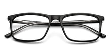 Load image into Gallery viewer, Black Rectangle Full Rim Unisex Eyeglasses by Vincent Chase Online-228373