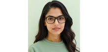 Load image into Gallery viewer, Black Rectangle Full Rim Unisex Eyeglasses by Vincent Chase Online-228376