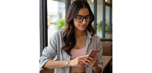 Black Rectangle Full Rim Unisex Eyeglasses by Vincent Chase Online-228376