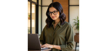Load image into Gallery viewer, Black Rectangle Full Rim Unisex Eyeglasses by Vincent Chase Online-228376