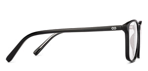 Black Rectangle Full Rim Unisex Eyeglasses by Vincent Chase Online-228376