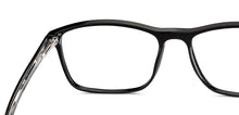Load image into Gallery viewer, Black Rectangle Full Rim Unisex Eyeglasses by Vincent Chase Online-228376