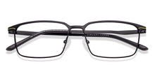 Load image into Gallery viewer, Black Rectangle Full Rim Unisex Eyeglasses by Vincent Chase-222310