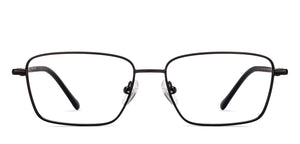 Black Rectangle Full Rim Unisex Eyeglasses by Vincent Chase-222013