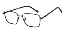 Load image into Gallery viewer, Black Rectangle Full Rim Unisex Eyeglasses by Vincent Chase-222013