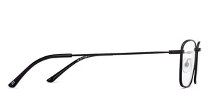 Black Rectangle Full Rim Unisex Eyeglasses by Vincent Chase-219549