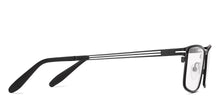 Load image into Gallery viewer, Black Rectangle Full Rim Unisex Eyeglasses by Vincent Chase-231403