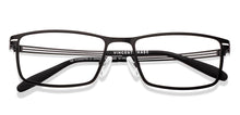Load image into Gallery viewer, Black Rectangle Full Rim Unisex Eyeglasses by Vincent Chase-231403