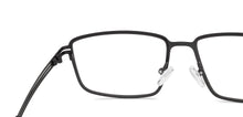 Load image into Gallery viewer, Black Rectangle Full Rim Unisex Eyeglasses by Vincent Chase-231404