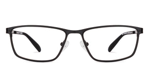 Black Rectangle Full Rim Unisex Eyeglasses by Vincent Chase-231407