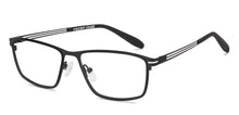 Load image into Gallery viewer, Black Rectangle Full Rim Unisex Eyeglasses by Vincent Chase-231407