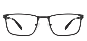 Black Rectangle Full Rim Unisex Eyeglasses by Vincent Chase-231409