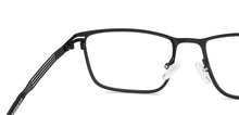 Load image into Gallery viewer, Black Rectangle Full Rim Unisex Eyeglasses by Vincent Chase-231409
