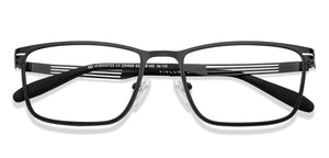 Black Rectangle Full Rim Unisex Eyeglasses by Vincent Chase-231409