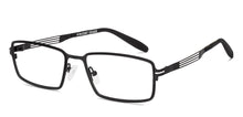 Load image into Gallery viewer, Black Rectangle Full Rim Unisex Eyeglasses by Vincent Chase-231440