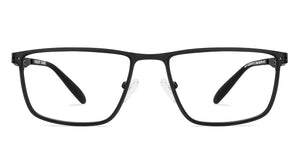 Black Rectangle Full Rim Unisex Eyeglasses by Vincent Chase-231441