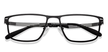 Load image into Gallery viewer, Black Rectangle Full Rim Unisex Eyeglasses by Vincent Chase-231441