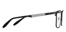 Load image into Gallery viewer, Black Rectangle Full Rim Unisex Eyeglasses by Vincent Chase-231443