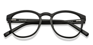Black Round Full Rim Unisex Eyeglasses by Lenskart Air Online-204189