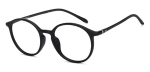 Black Round Full Rim Unisex Eyeglasses by Lenskart Air-219872