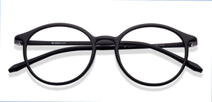 Black Round Full Rim Unisex Eyeglasses by Lenskart Air-219872