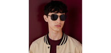 Load image into Gallery viewer, Black Round Full Rim Unisex Sunglasses by Lenskart-232721