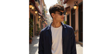 Load image into Gallery viewer, Black Round Full Rim Unisex Sunglasses by Lenskart-232721