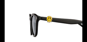 Black Round Full Rim Unisex Sunglasses by Lenskart-228481