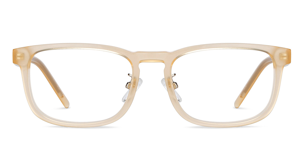 Yellow Rectangle Full Rim Men Eyeglasses by Vincent Chase Online204335