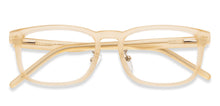 Load image into Gallery viewer, Yellow Rectangle Full Rim Men Eyeglasses by Vincent Chase Online-204335