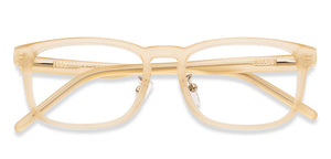 Yellow Rectangle Full Rim Men Eyeglasses by Vincent Chase Online-204335