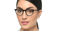 Load image into Gallery viewer, Black Round Full Rim Unisex Eyeglasses by Vincent Chase-210295