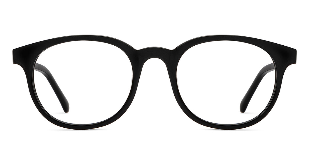 Black Round Full Rim Unisex Eyeglasses by Vincent Chase-210295