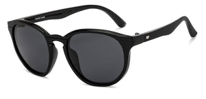 Black Round Full Rim Unisex Sunglasses by Vincent Chase Online-207914