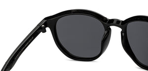 Black Round Full Rim Unisex Sunglasses by Vincent Chase Online-207914