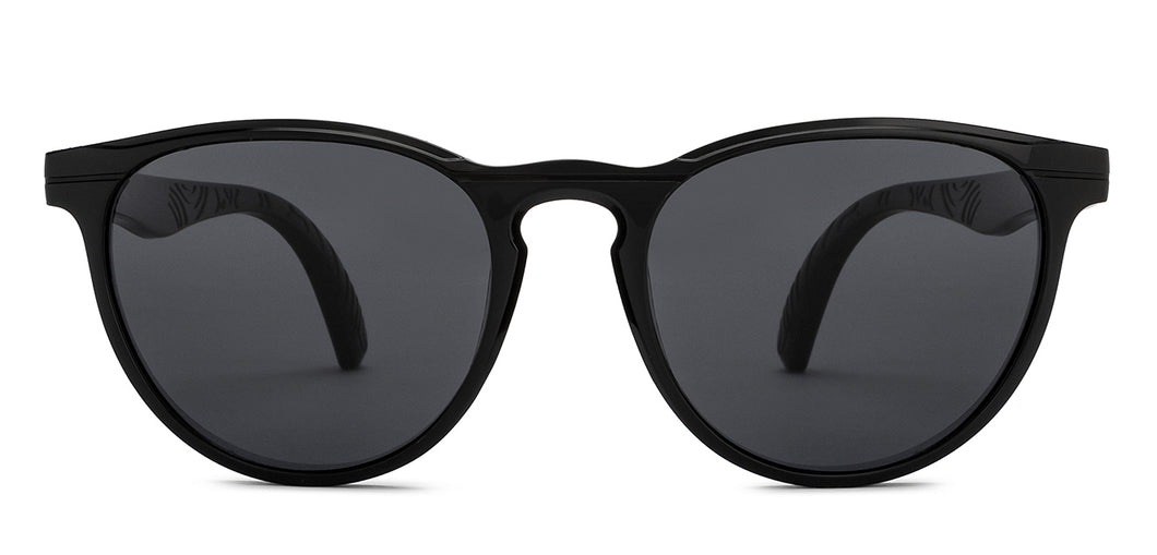 Black Round Full Rim Unisex Sunglasses by Vincent Chase Online-207918