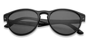 Black Round Full Rim Unisex Sunglasses by Vincent Chase Online-207918