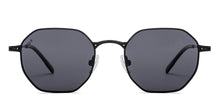 Load image into Gallery viewer, Black Round Full Rim Unisex Sunglasses by Vincent Chase Polarized-221889