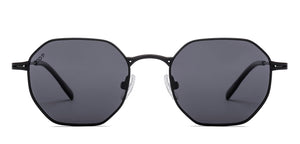 Black Round Full Rim Unisex Sunglasses by Vincent Chase Polarized-221889