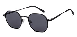 Black Round Full Rim Unisex Sunglasses by Vincent Chase Polarized-221889