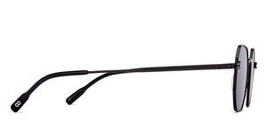 Black Round Full Rim Unisex Sunglasses by Vincent Chase Polarized-221889