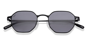 Black Round Full Rim Unisex Sunglasses by Vincent Chase Polarized-221889