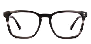 Black Square Full Rim Unisex Eyeglasses by John Jacobs-233373